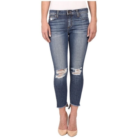 Revolve Joes Jeans Blondie Skinny Ankle Coppola Jeans Midrise Distressed Raw hem - Picture 5 of 14